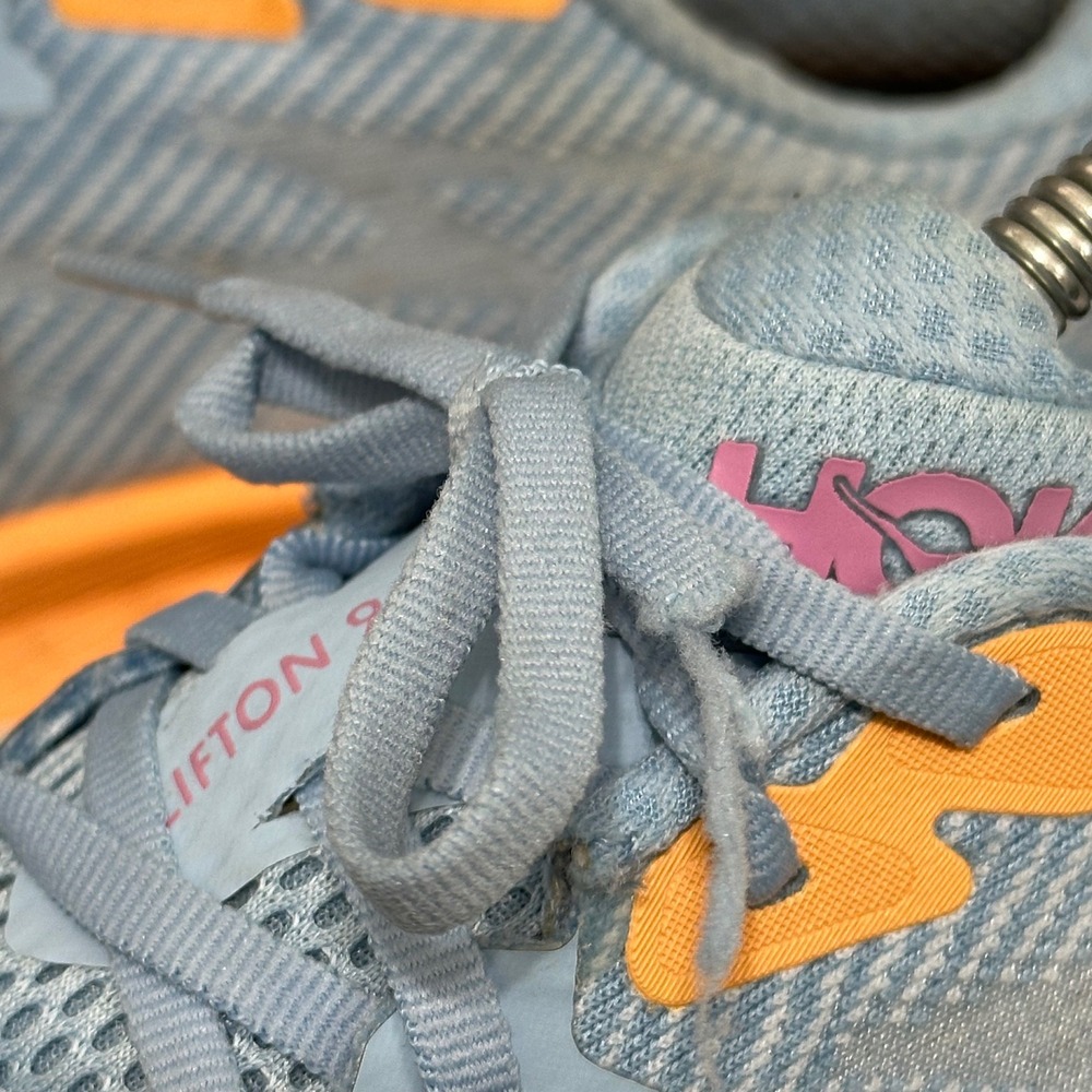 Hoka Clifton 9 Women Size 7.5 Running Shoes Airy Blue Ice Water‎ 1127896-ABIW - Picture 9 of 12